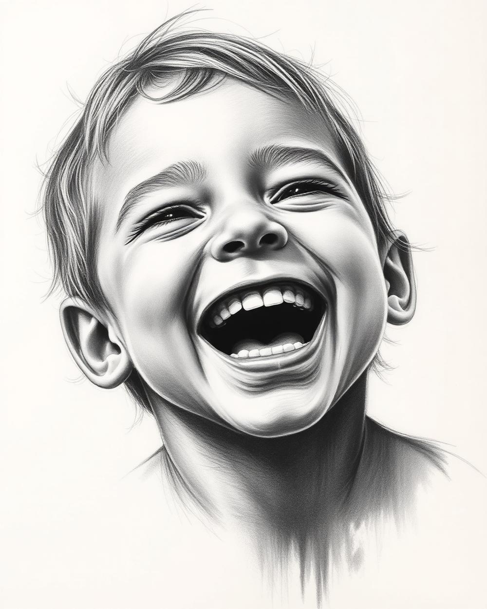 Unfiltered Joy — Pencil Portraits